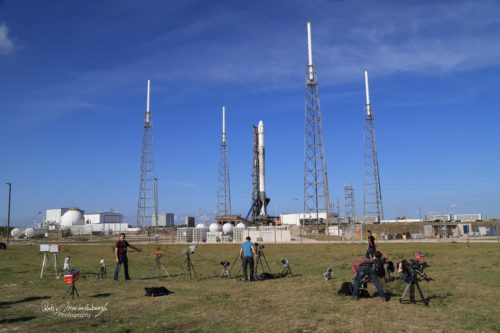 SpaceX Falcon 9 raket afstand