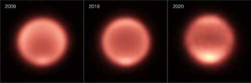 ESO-telescoop registreert veranderingen temperatuur Neptunus