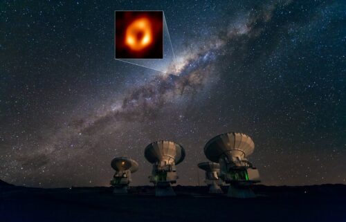 eerste opname van het zwarte gat in het hart van ons Melkwegstelsel