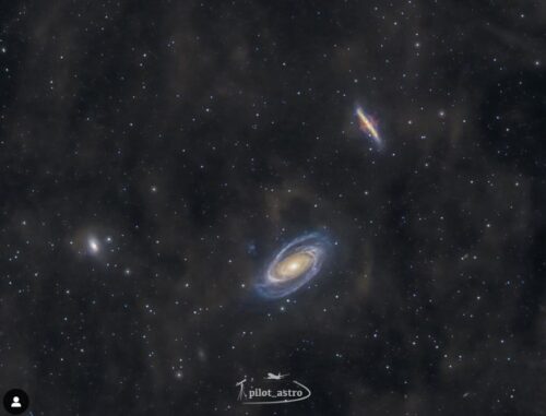 M81 astrofoto onder de loep